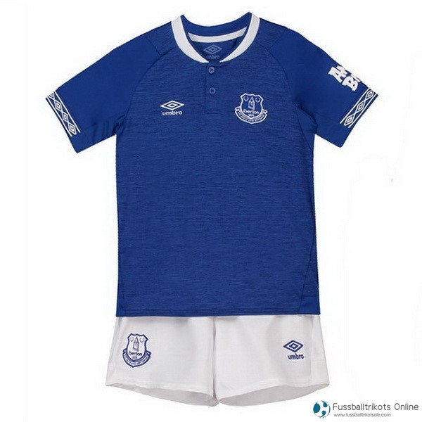 Everton Trikot Heim Kinder 2018-19 Blau Weiß Fussballtrikots Günstig